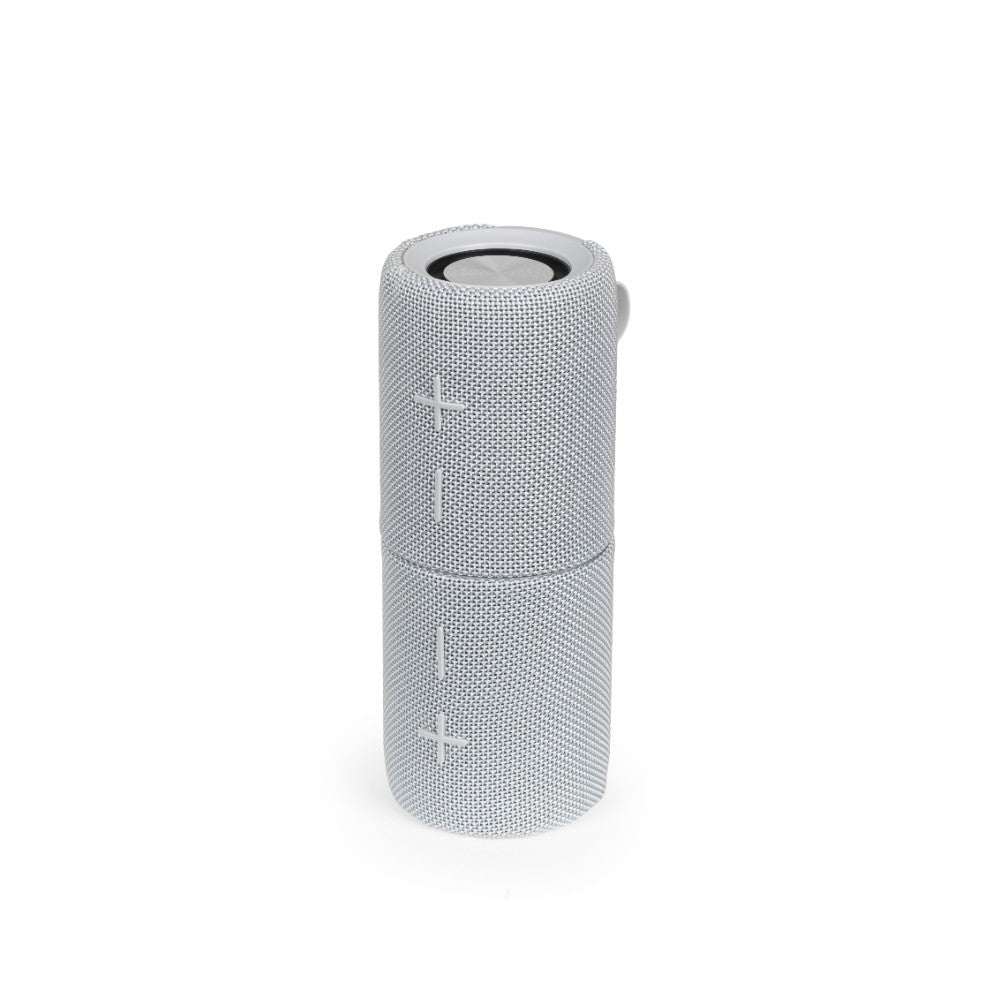Intempo Aria Duo Grey Portable Speaker | Dual Passive Radiators