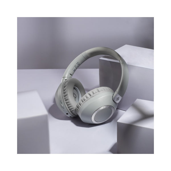 Intempo Noise Cancelling Headphones | Grey, Lightweight, Adjustable Headband