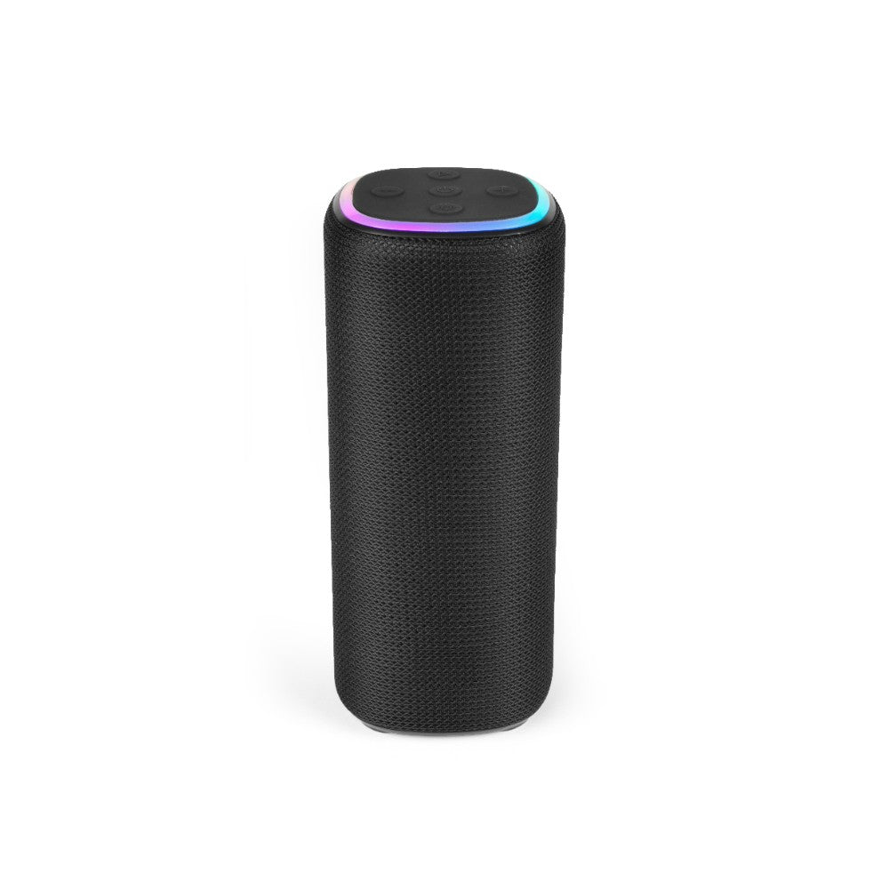 Maxim Fabric Speaker with Multi-Colour LED Halo | Lighting Modes, Hanging Loop