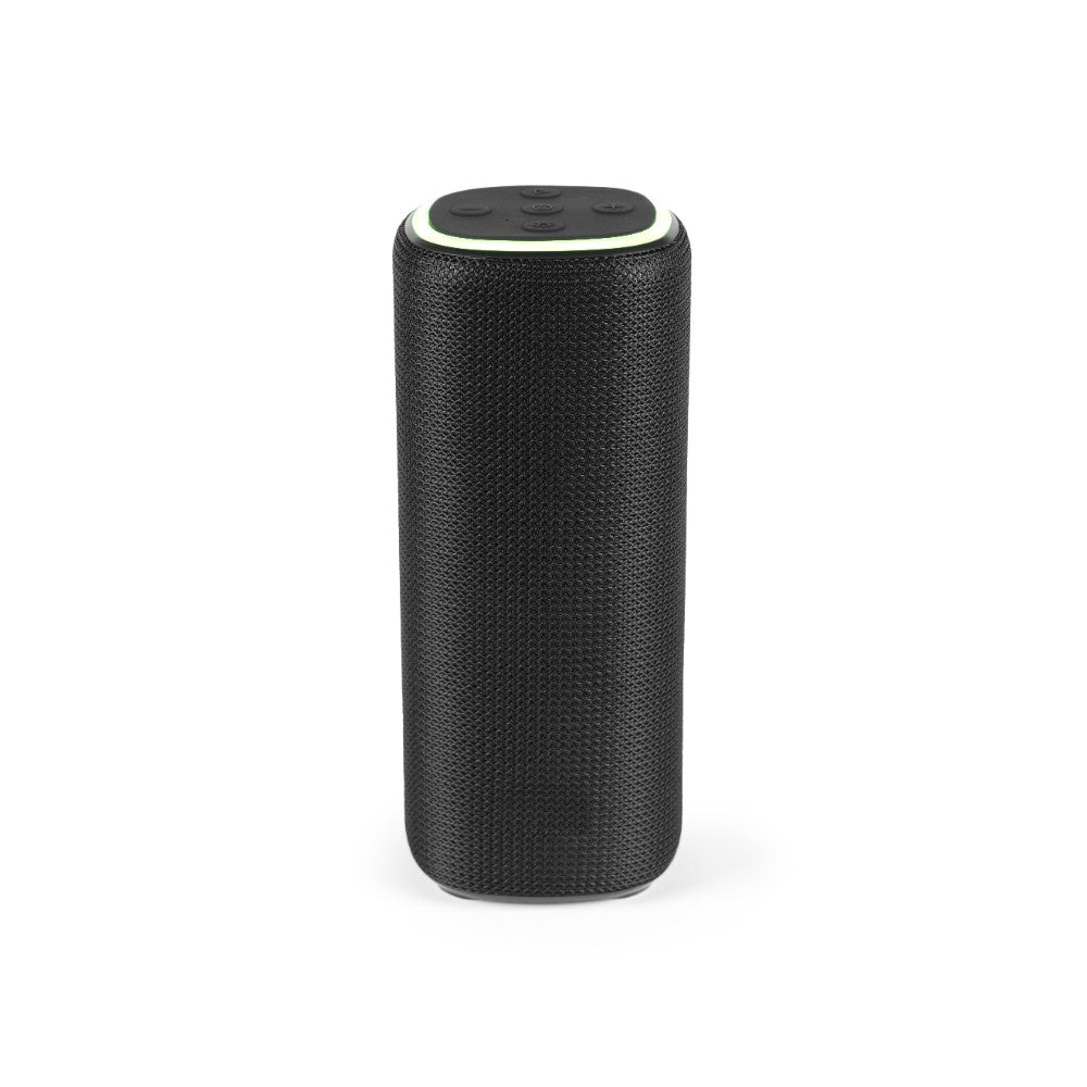 Maxim Fabric Speaker with Multi-Colour LED Halo | Lighting Modes, Hanging Loop