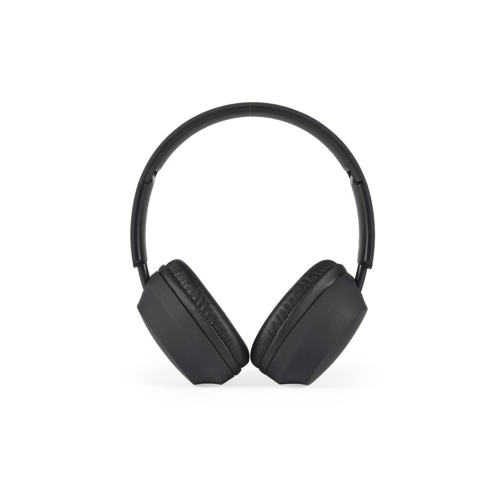 Maxim Matte Black Bluetooth Headphones | Foldable, On-Ear Controls, Closed-Back