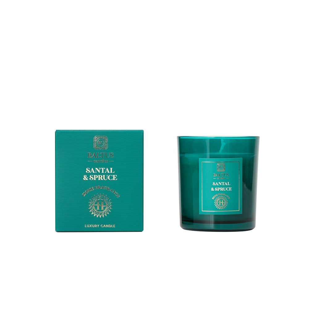 Baltus Luxe Premium Santal & Spruce Scented Candle | 70 x 88 mm