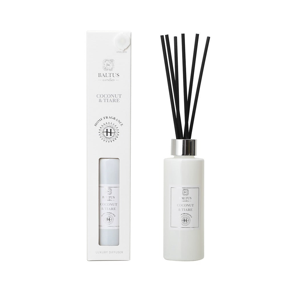 Baltus Luxe Premium Reed Diffuser | Coconut and Tiare, 90ml
