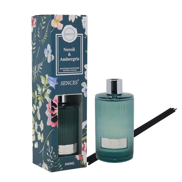 Baltus Sences Ribbed Reed Diffuser | Neroli & Ambergris, 500ml
