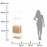 White Metal Frame Wall Unit | Metal Construction, White Finish