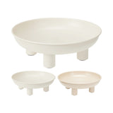 Home Decor Metal Pedestal Tray on Legs | 10cm, Assorted Colours