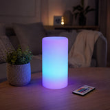 Colour Changing LED Ambient Lamp with Remote | Ø10 x 15cm, Multicolour