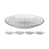 Kitchenware Assorted Monochrome Dot Side Plate | 20cm, Black and White