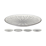 Kitchenware Assorted Black and White Dotted Dinner Plate | 27cm