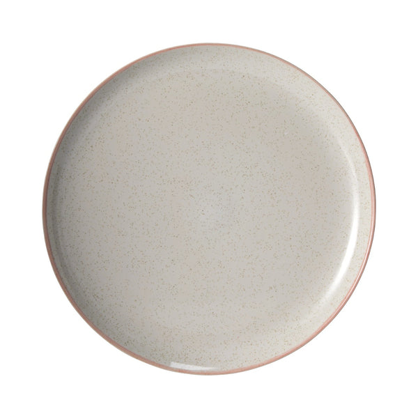 Kitchenware Speckled Glazed Stoneware Dinner Plate | Beige, 27cm