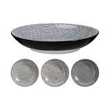 Kitchenware Black Porcelain Serving Bowl | 32cm, Assorted Interior Designs