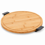 Bamboo Lazy Susan Table Centrepiece | 35cm Diameter, Raised Edge