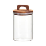 Glass Storage Jar with Lid and Carry Handle | 900ml Capacity