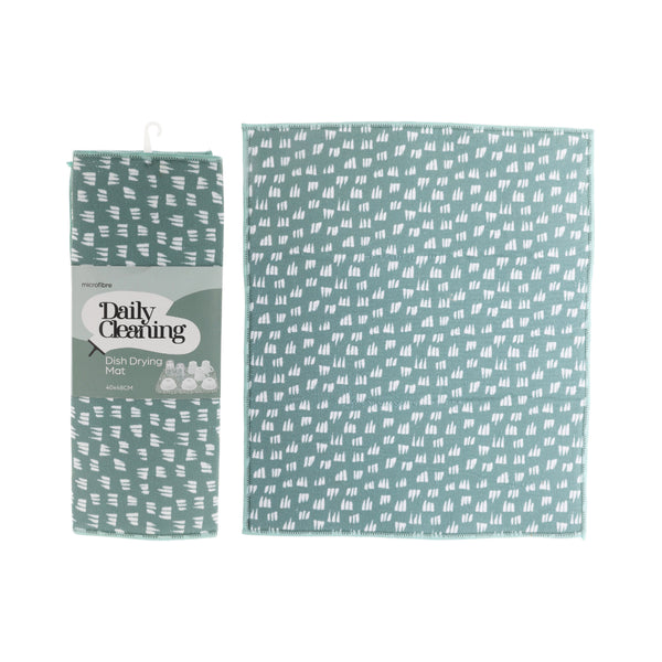 Microfibre Draining Mat | Pack of 2, Assorted Colours and Designs