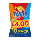 Tayto Variety Crisps - Assorted Flavours, Pack of 10, 250g