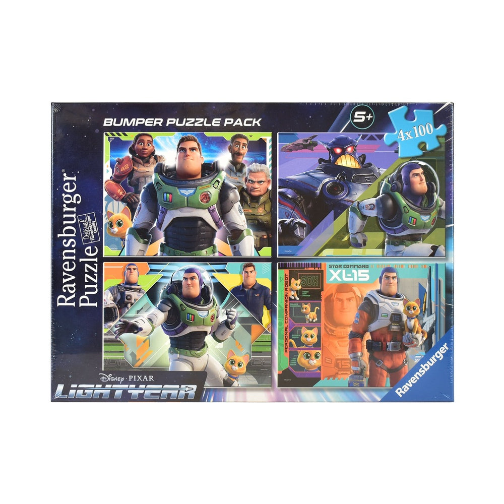Ravensburger Disney Lightyear Bumper Puzzle Pack - 4 x 100pc