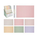 Kitchenware Pastel Grid Placemat | Assorted Colours, 45 x 30cm
