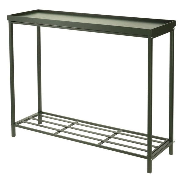 Green Metal Side Table - 75x23x60cm