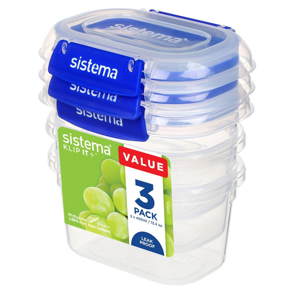 Sistema Klip-It Food Storage - 3 Pack