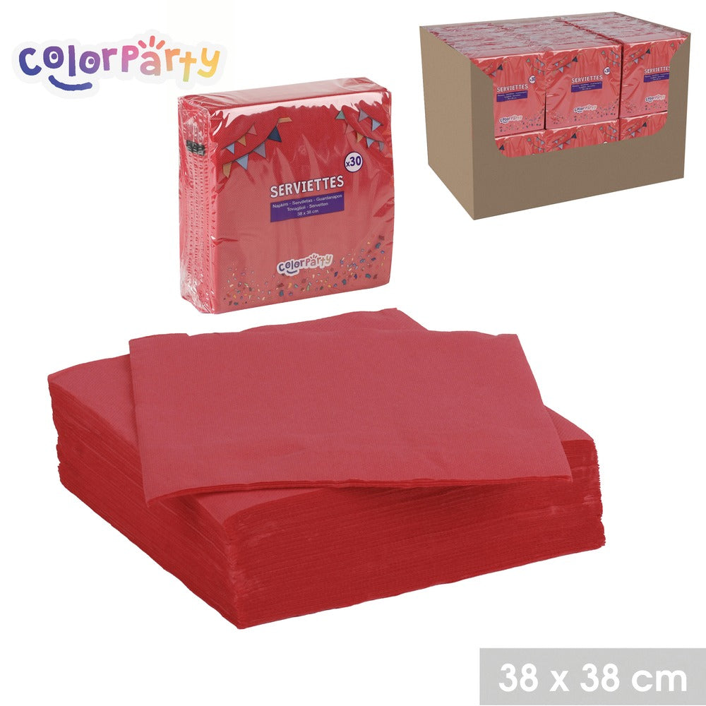 Burgundy Paper Napkins 30 Pack | Everyday Table Use