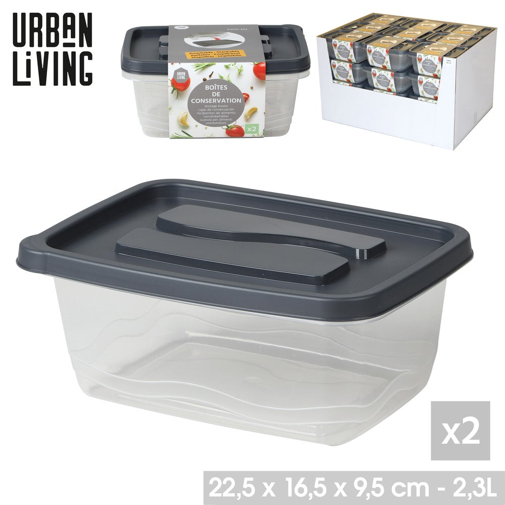 Liberty Rectangular Food Container 2 Pack | Kitchen Storage