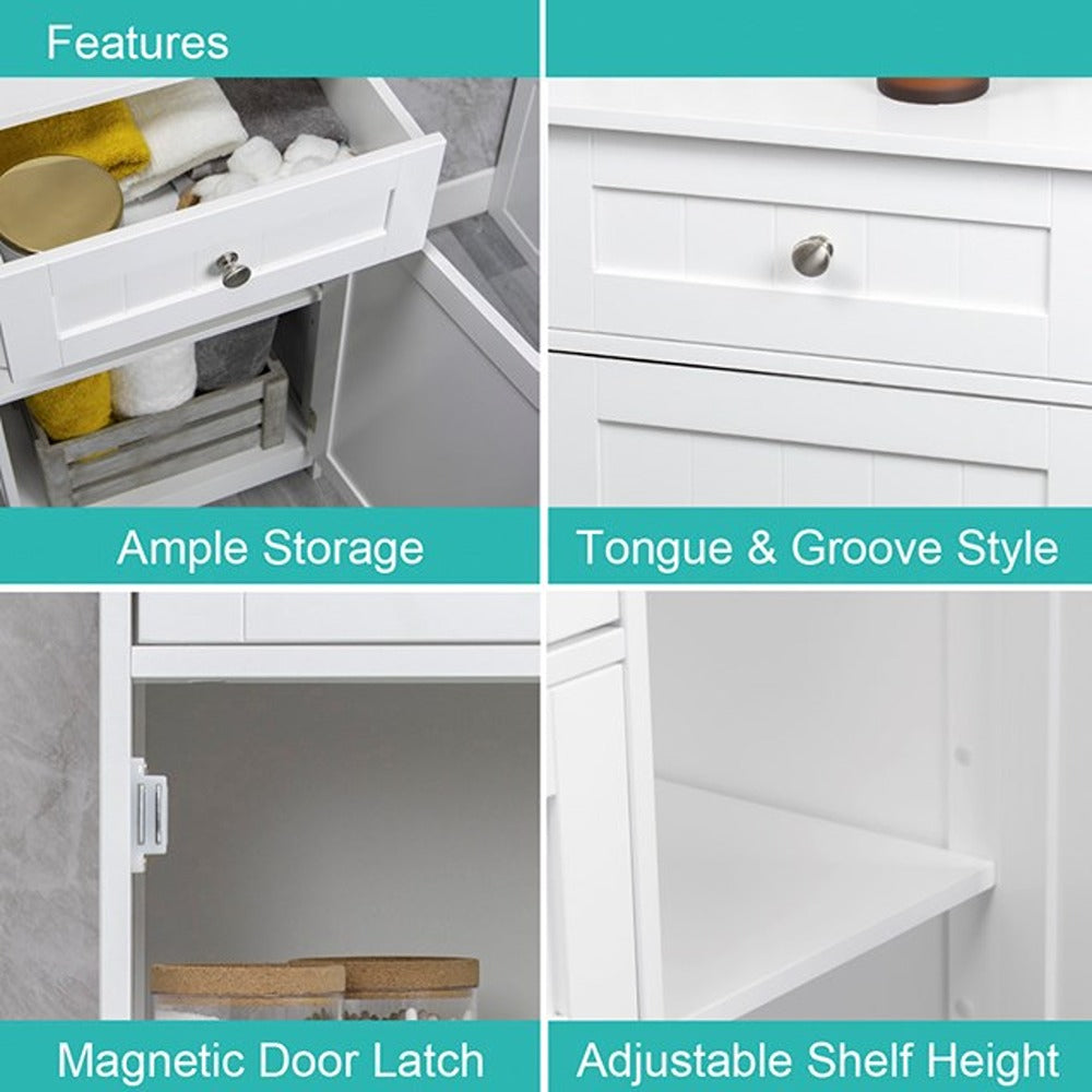 Anika White Free Standing Cabinet 