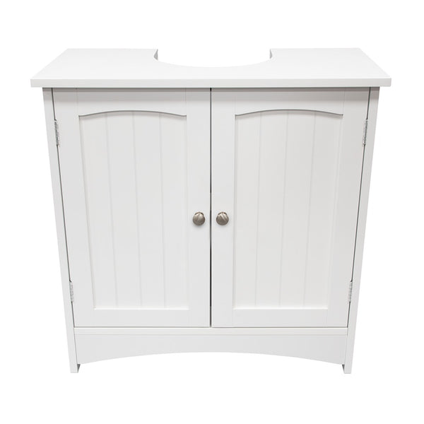 Anika White Under Sink Bathroom Cabinet 