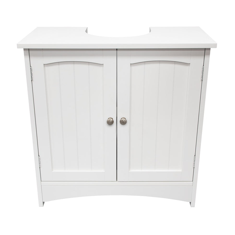 Anika White Under Sink Bathroom Cabinet 