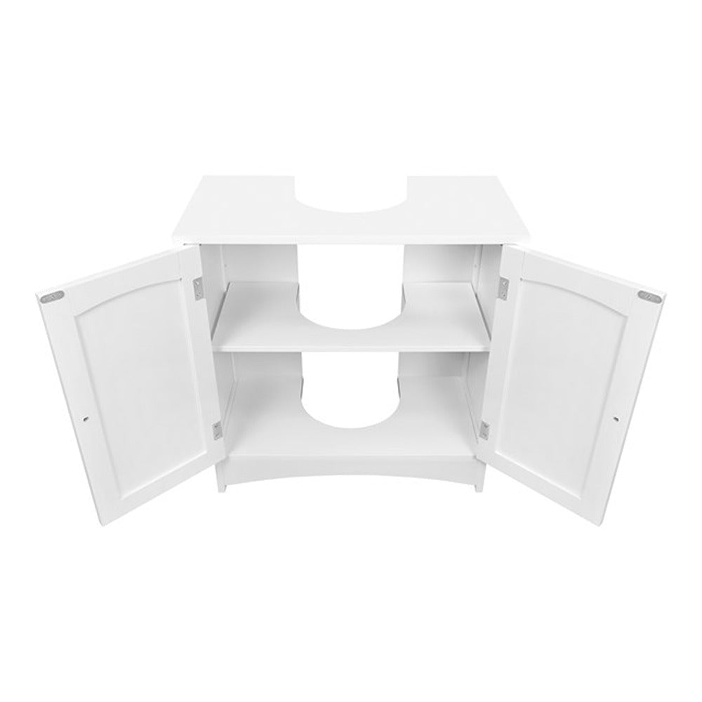 Anika White Under Sink Bathroom Cabinet 