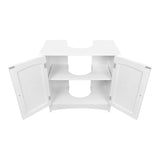 Anika White Under Sink Bathroom Cabinet 