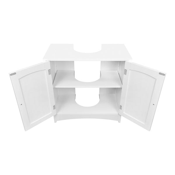 Anika White Under Sink Bathroom Cabinet 