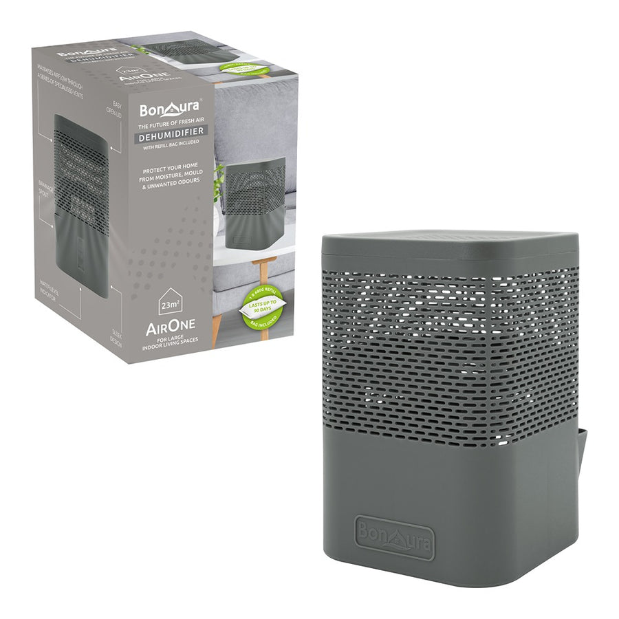 BonAura AirOne Classic Dehumidifier | 680g Grey 