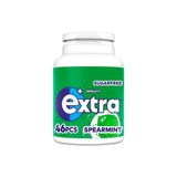 Wrigleys Extra Spearmint Chewing Gum Bottle | 46 Pieces, 84g, Sugar-Free