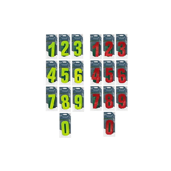 Wheelie Bin Number Stickers | Numbers 0–9, Assorted Colours, 3D Style
