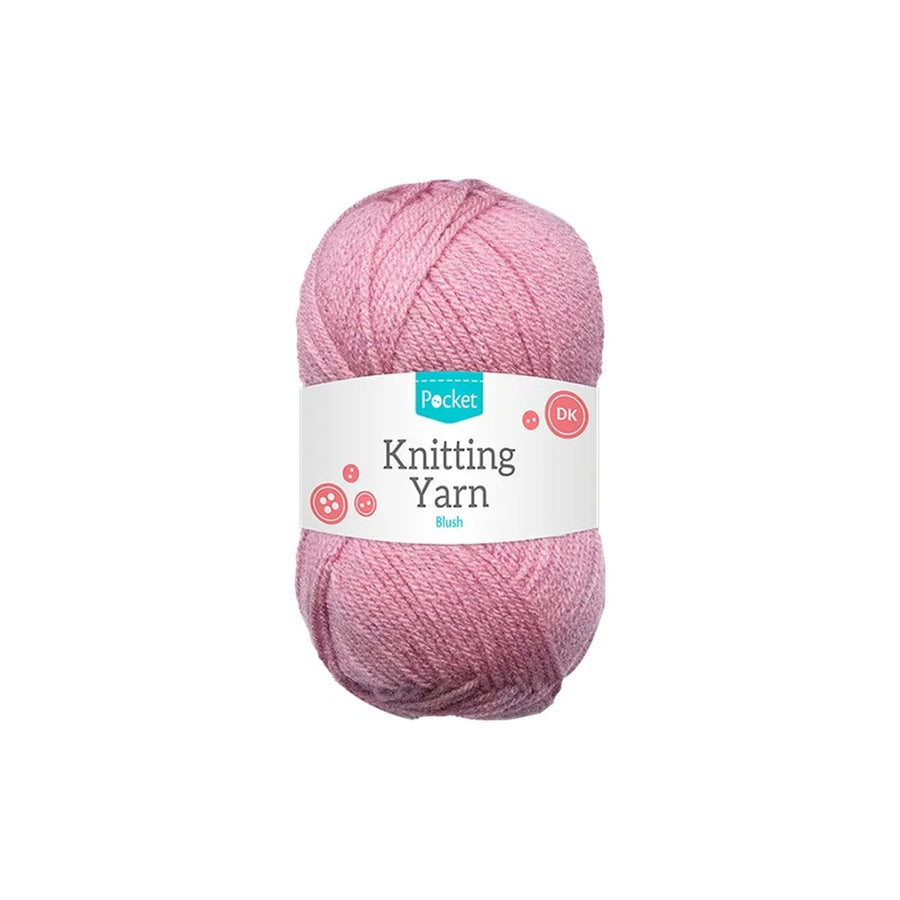 Acrylic Blush Pink Double Knitting Yarn | 75g Ball, DK Weight
