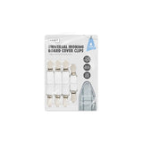 Universal Ironing Board Cover Clips | Elasticated, Pack of 4