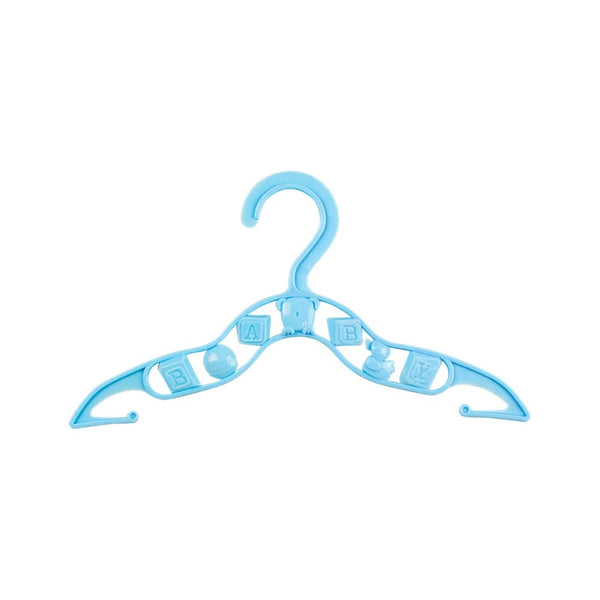 Baby Clothes Hangers | Pack of 10, Assorted Colours, With Side Clips