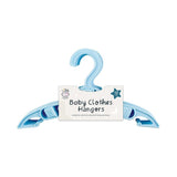 Baby Clothes Hangers | Pack of 10, Assorted Colours, With Side Clips