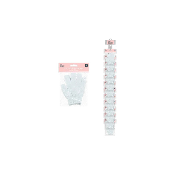So Useful Exfoliating Bath and Shower Gloves | Five-Finger Design, Hanging Loop