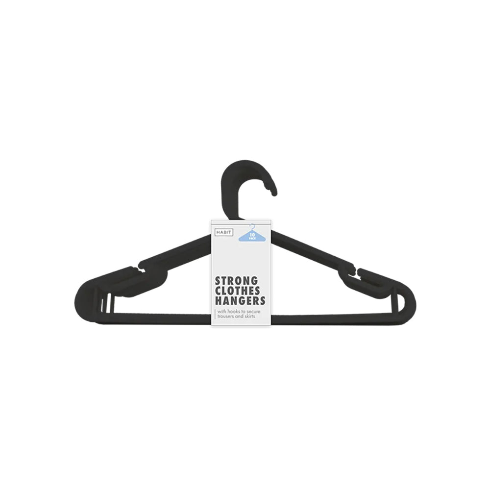 Habit Strong Clothes Hangers | Pack of 10