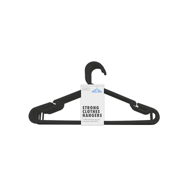 Habit Strong Clothes Hangers | Pack of 10