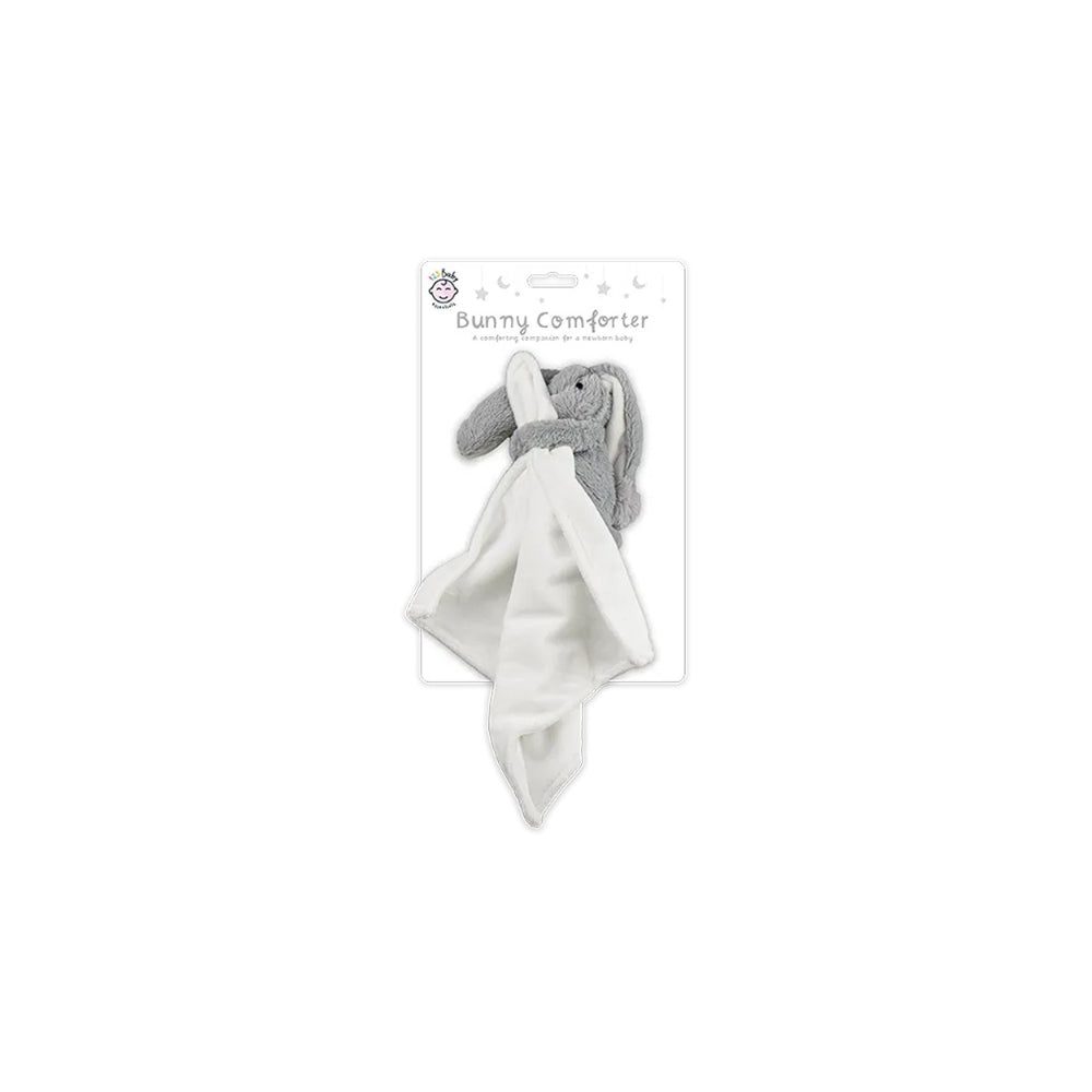 Baby Plush Bunny Comforter Lovey | Smooth Blanket, Assorted Colours