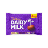 Cadbury's Dairy Milk Chocolate Bars | Pack of 4, 134g, Sustainably Sourced Cocoa
