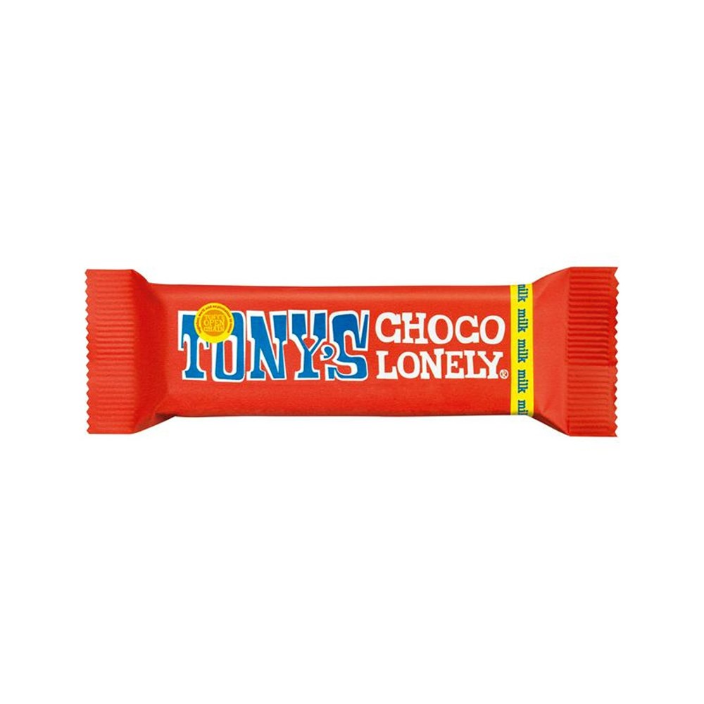 Tonys Creamy Milk Chocolate Bar | 35g, Single-Serve, Easy-Open, On the Go