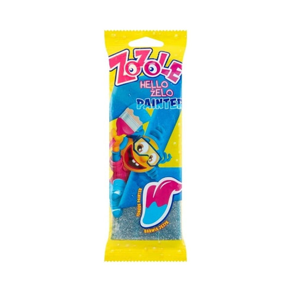 Zozole Tongue Painter Blue Candy | 75g, Blue and Pink Swirl, Sparkle Finish