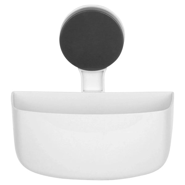 Bathroom Solutions White Self-Adhesive Bathroom Organiser Rack | ABS
