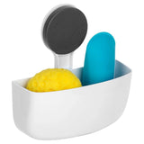 Bathroom Solutions White Self-Adhesive Bathroom Organiser Rack | ABS