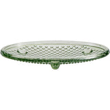 Glass Hobnail Bathroom Accessory Set | 3 Pieces, Assorted Colours