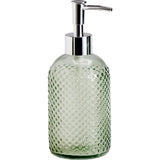 Glass Hobnail Bathroom Accessory Set | 3 Pieces, Assorted Colours