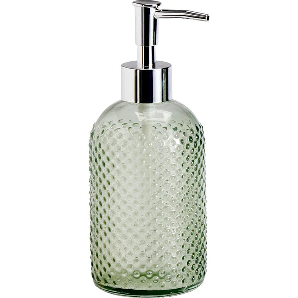 Glass Hobnail Bathroom Accessory Set | 3 Pieces, Assorted Colours